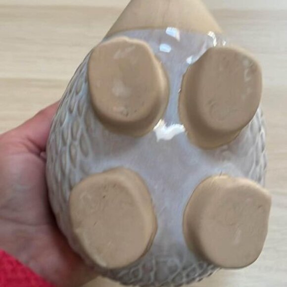 Hedgehog ceramic ~ Planter ~ Vase ~ used for candy or decoration NEW - Picture 7 of 9